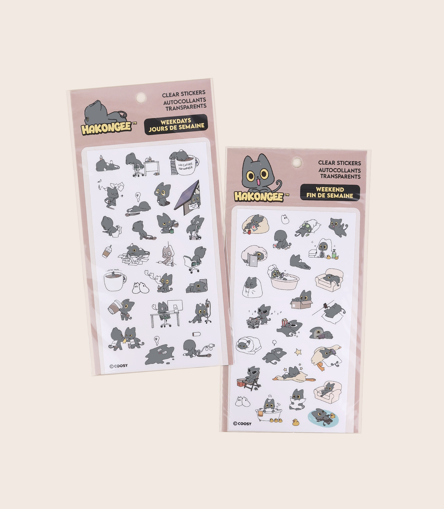 Hakongee Sticker | Weekdays