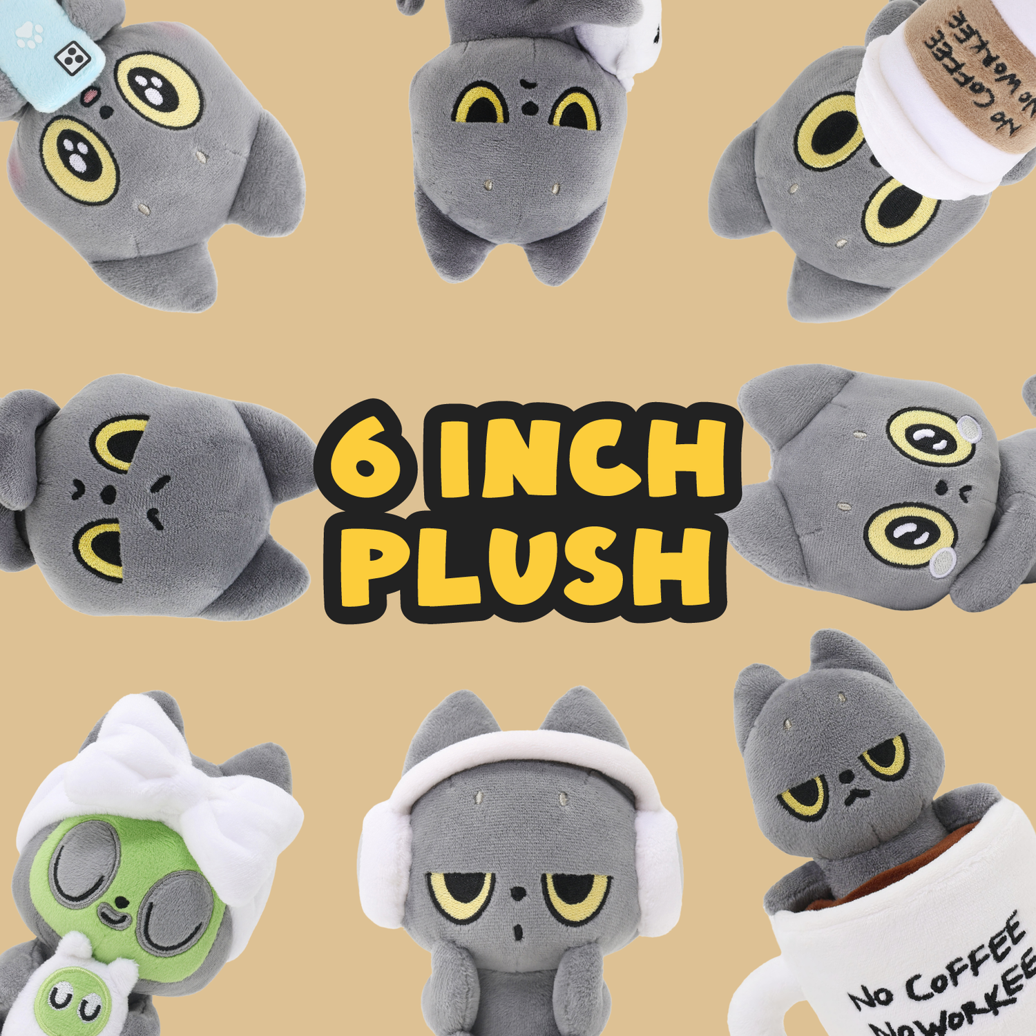 6" Plush