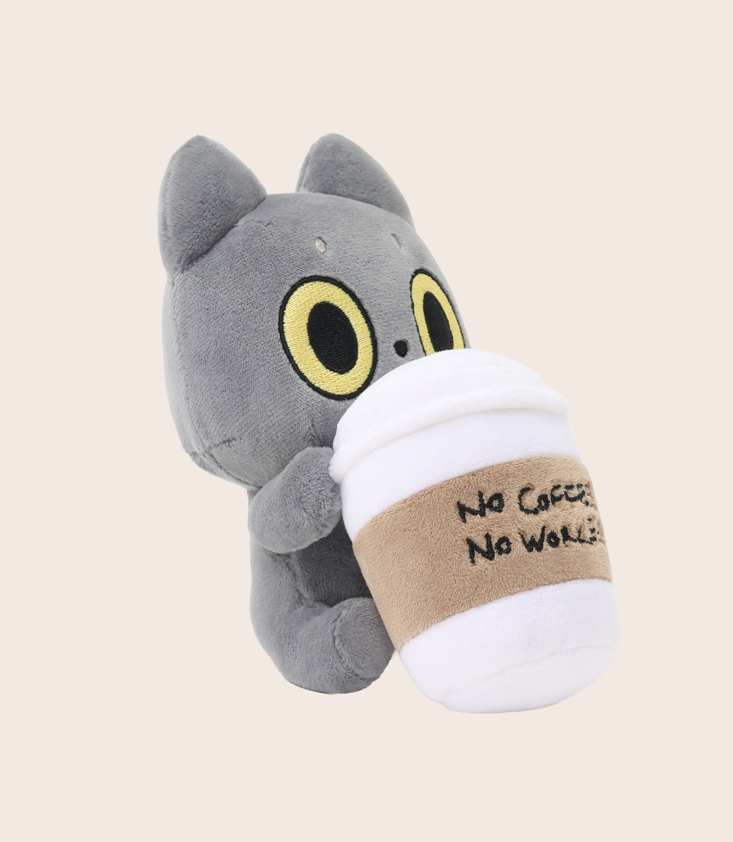 Hakongee 6" Plush - Sitting with Giant Coffee Cup