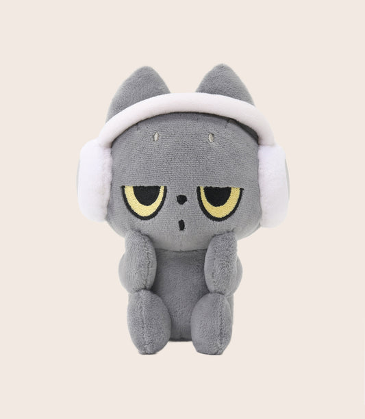 Hakongee 6" Plush - Sitting w/ Headphone