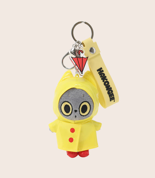 Hakongee Plush Charm with Strap - Raincoat and Umbrella