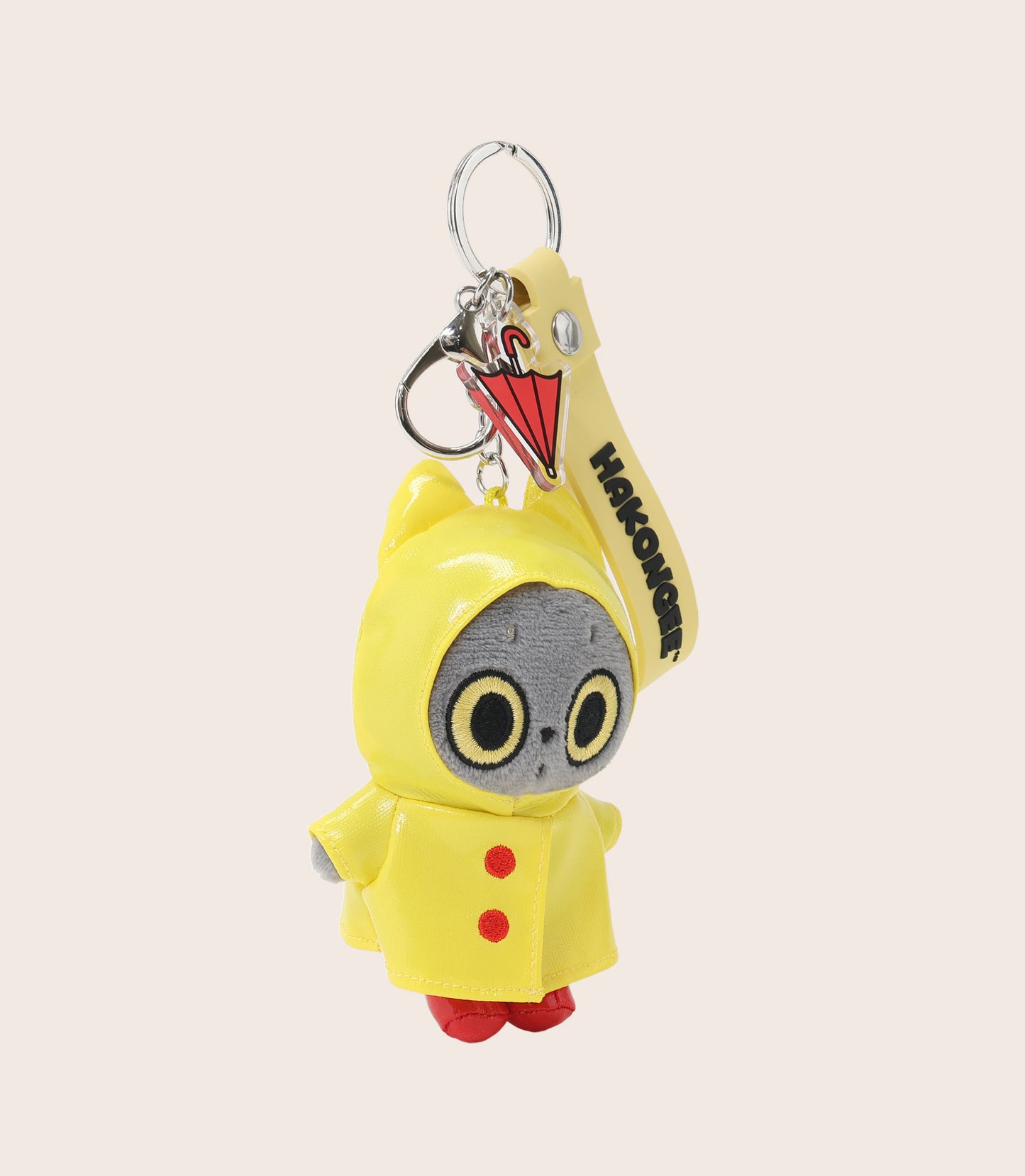 Hakongee Plush Charm with Strap - Raincoat and Umbrella