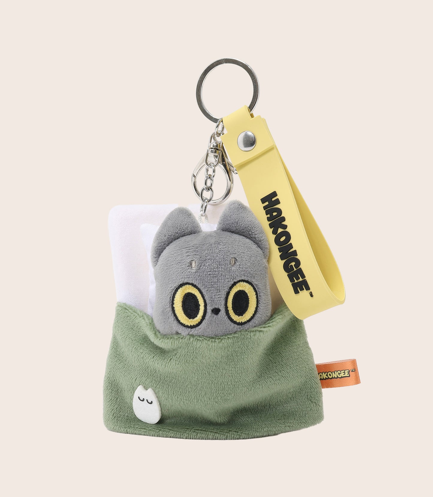Hakongee Plush Charm w/ Strap - In Bed