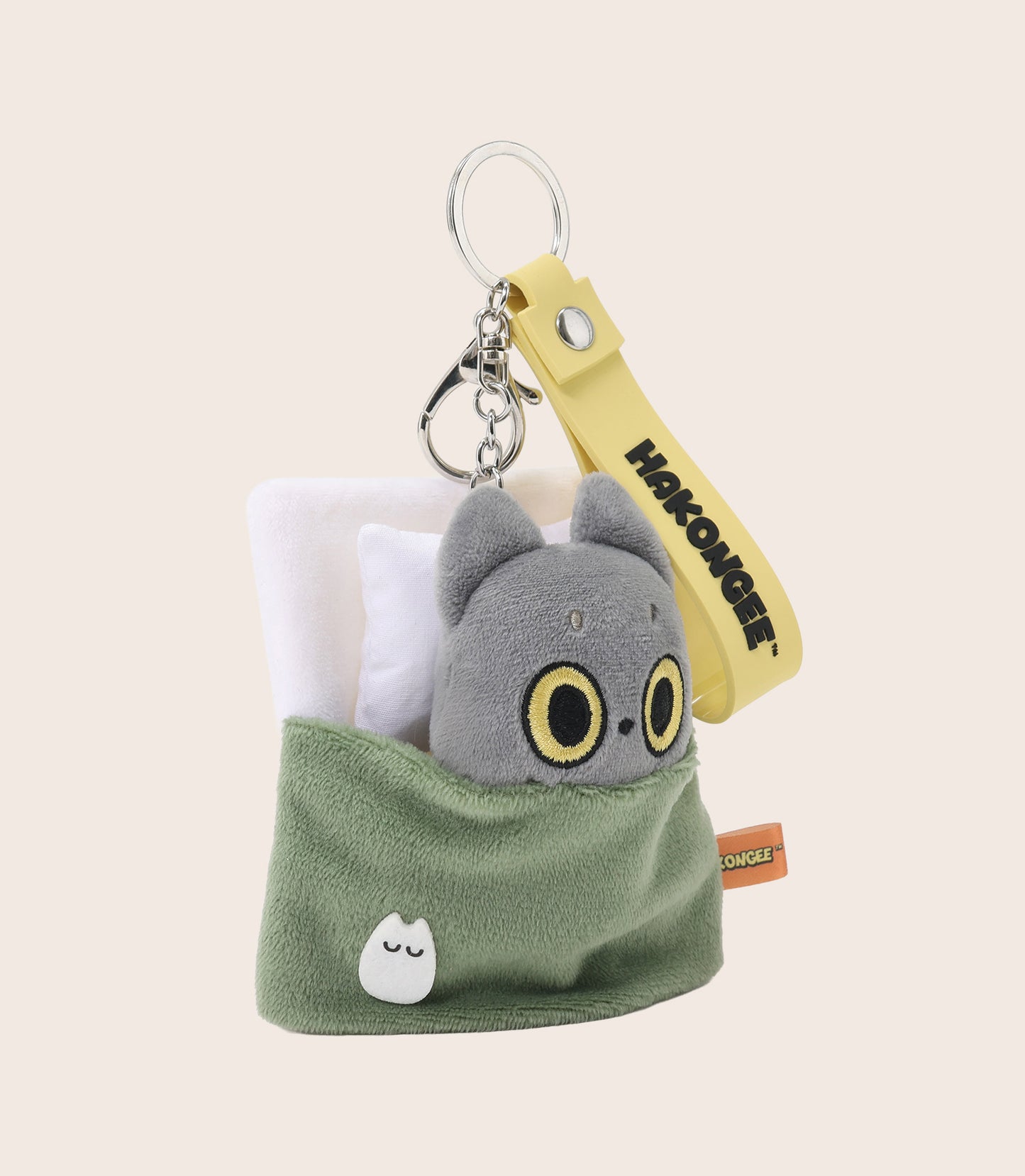 Hakongee Plush Charm w/ Strap - In Bed