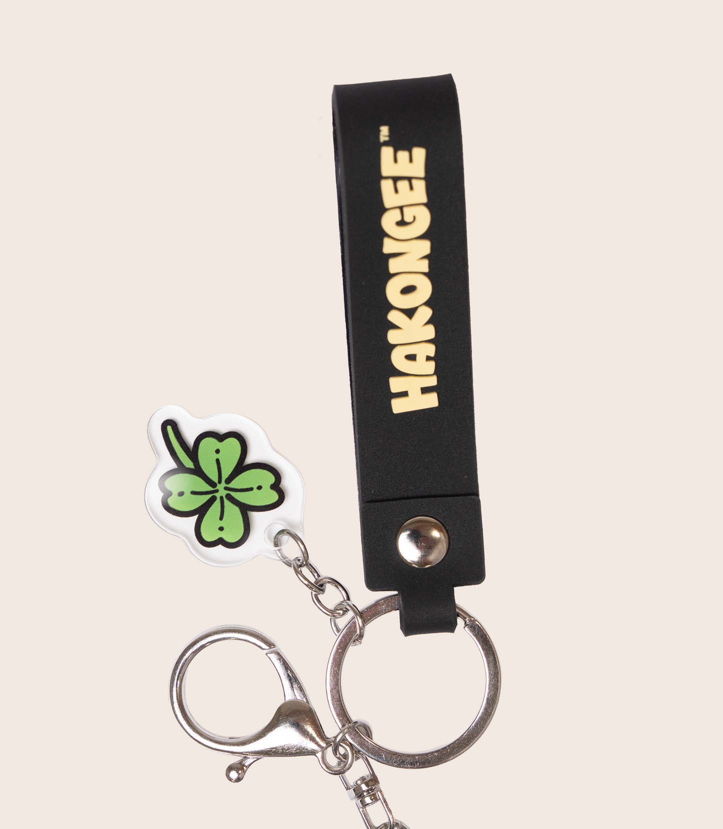 Hakongee Plush Charm - Pouty Face + Clover Buddy