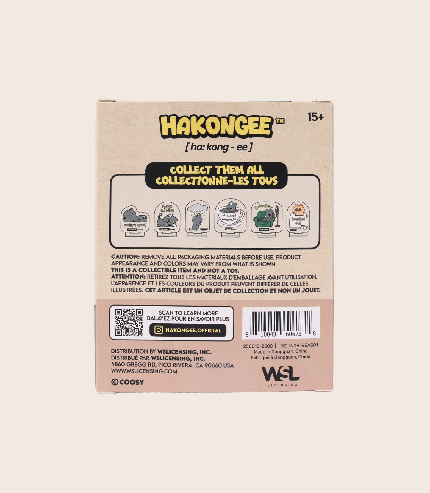 Hakongee Acrylic Stand Surprise Box | Series 1