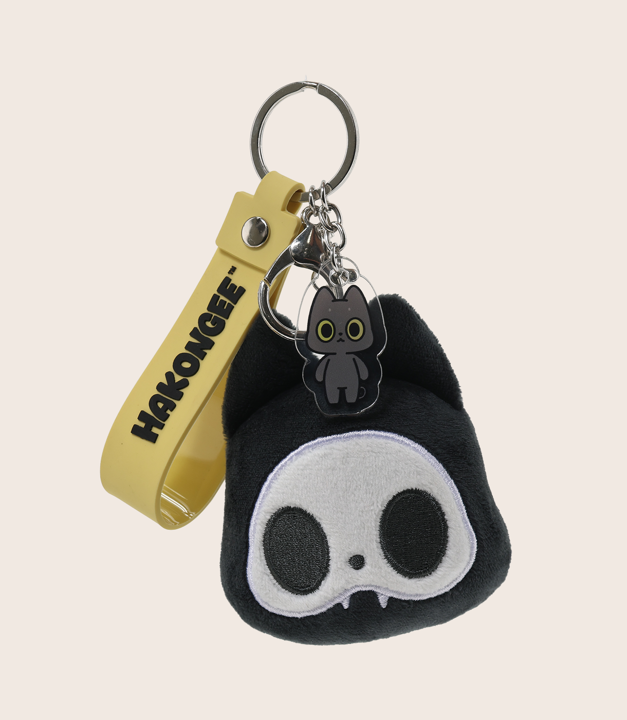 Hakongee Plush Charm - Skeleton Face + Tiny Body Pal