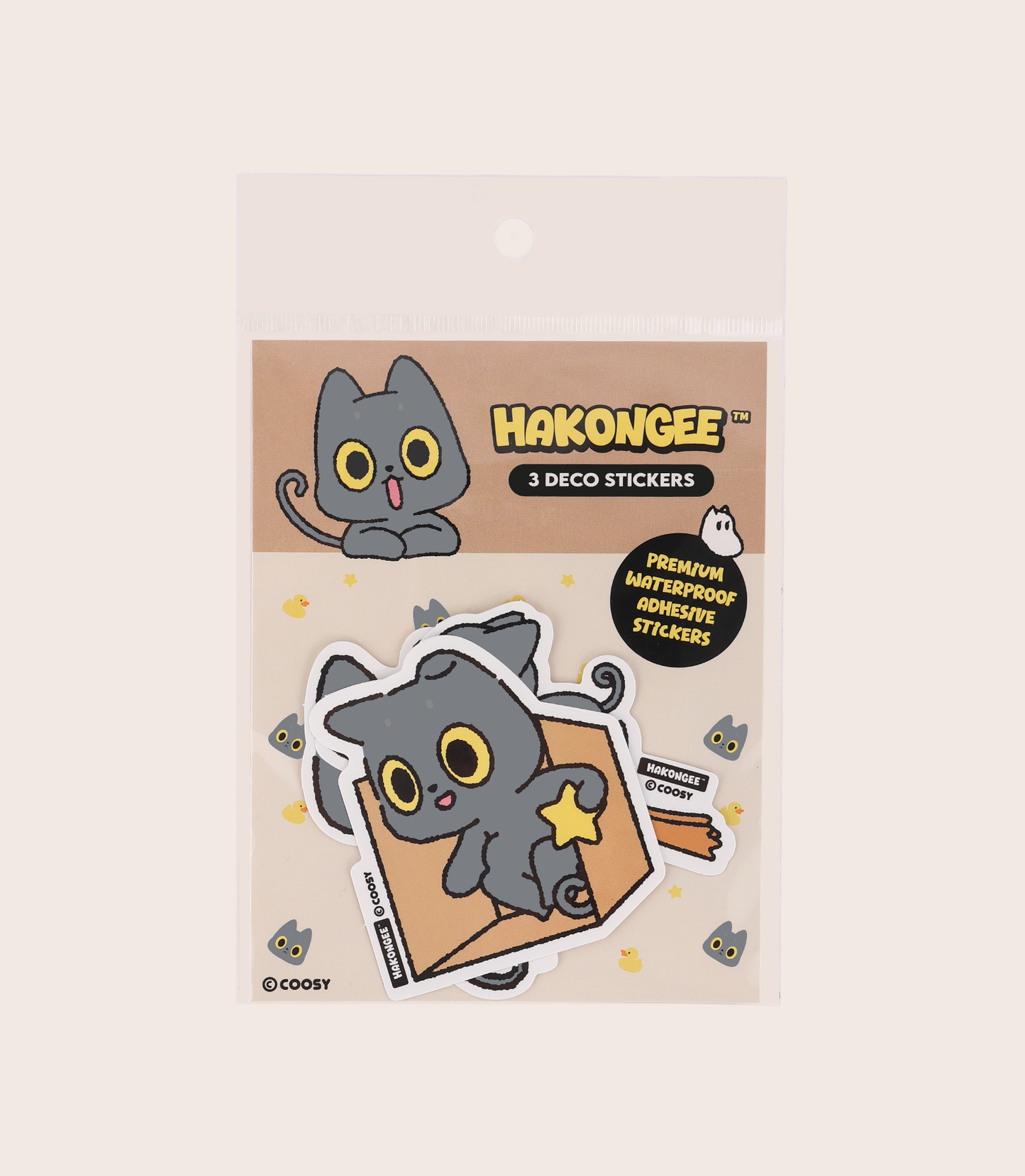 Hakongee Sticker Pack (3 pcs) | Assorted Ver.1