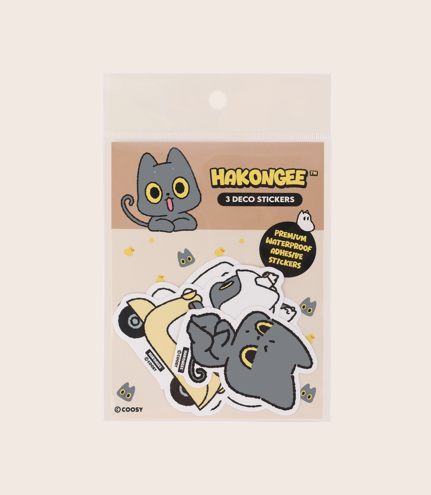 Hakongee Sticker Pack (3 pcs) | Assorted Ver.2