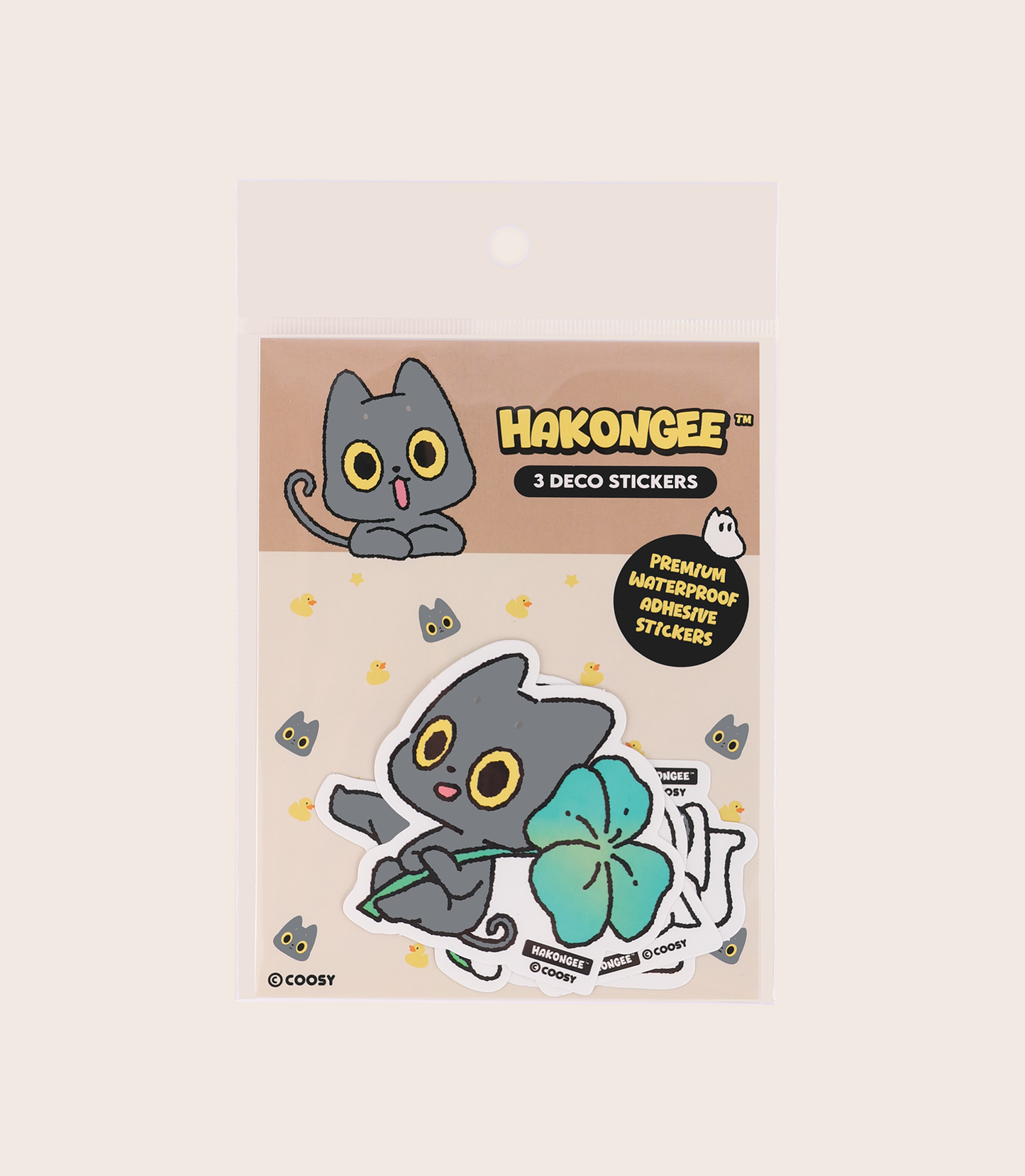 Hakongee Sticker Pack (3 pcs) | Assorted Ver.3