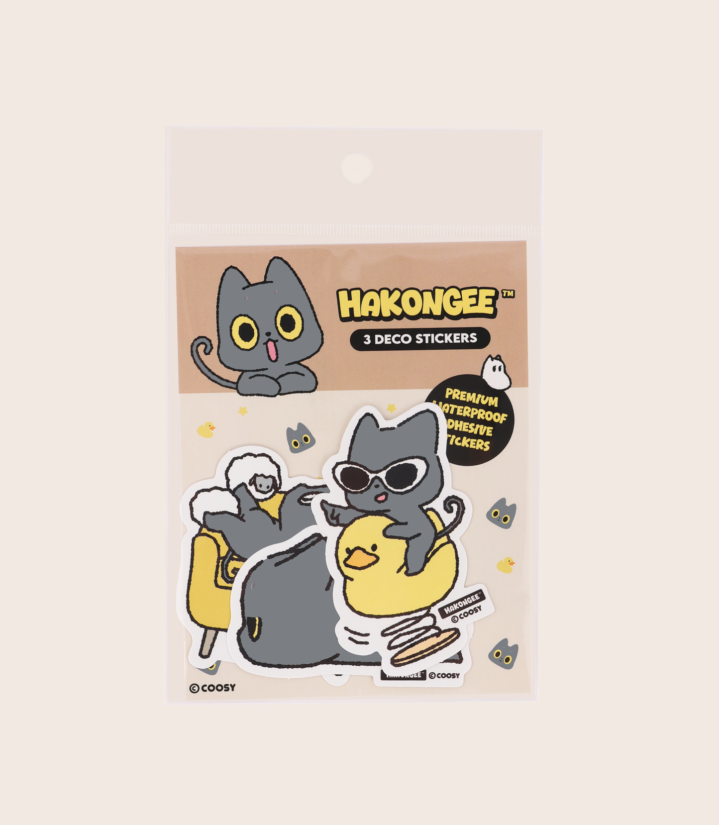 Hakongee Sticker Pack (3 pcs) | Assorted Ver.4