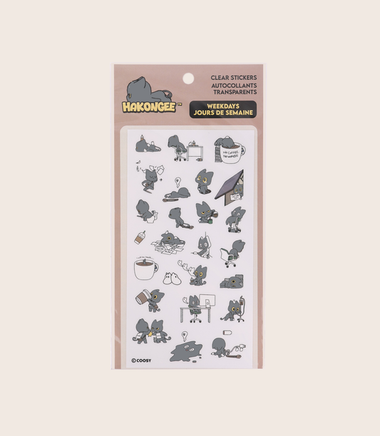 Hakongee Sticker | Weekdays