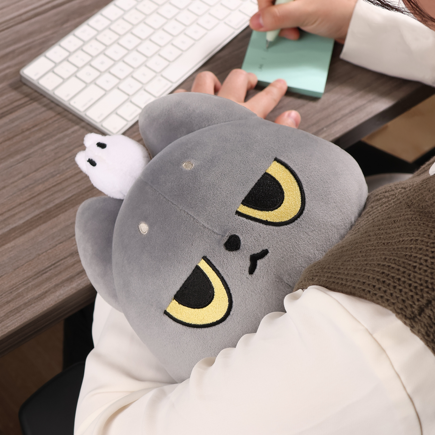 Hakongee 12” Plush Heavy Bean - Lying Snoozy Nap