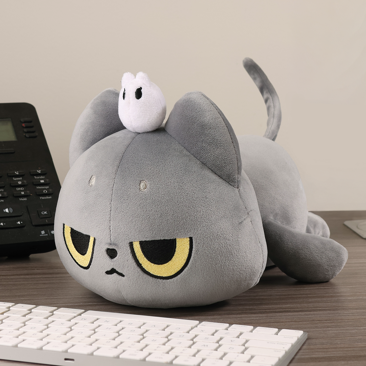 Hakongee 12” Plush Heavy Bean - Lying Snoozy Nap