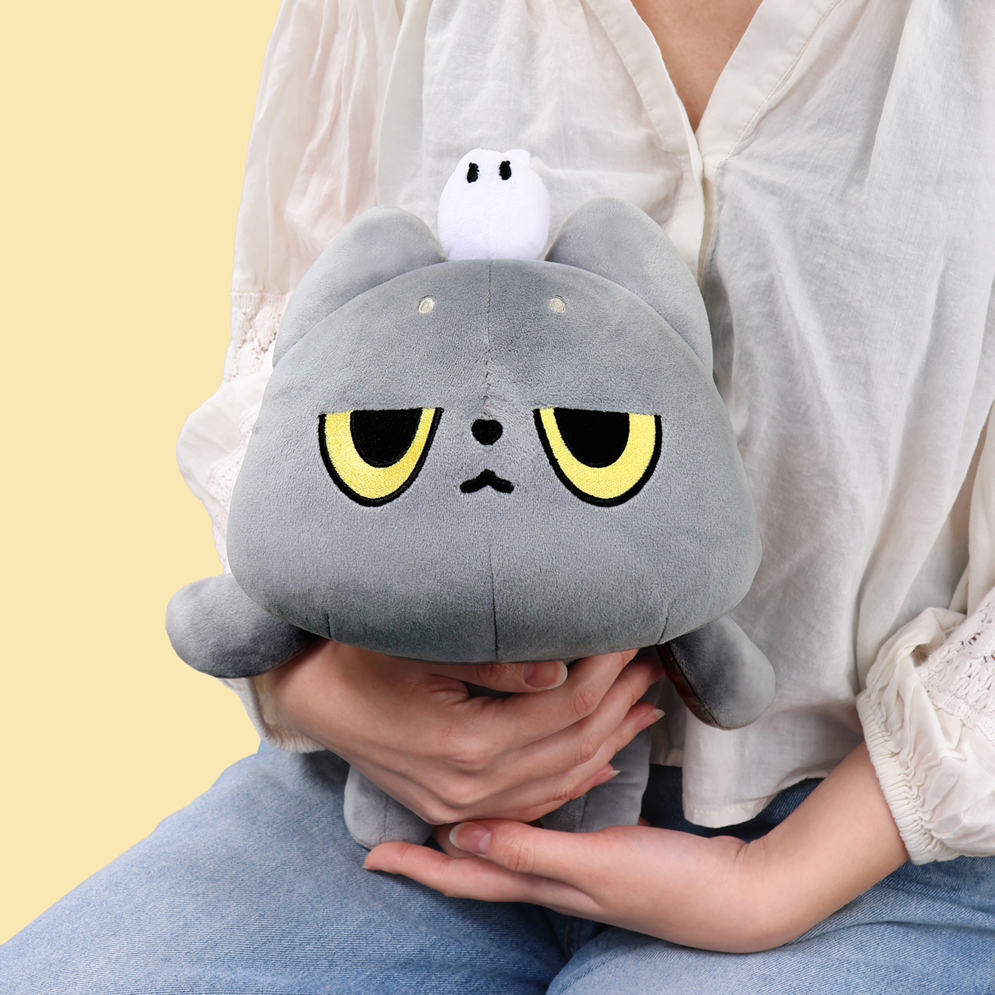 Hakongee 12” Plush Heavy Bean - Lying Snoozy Nap