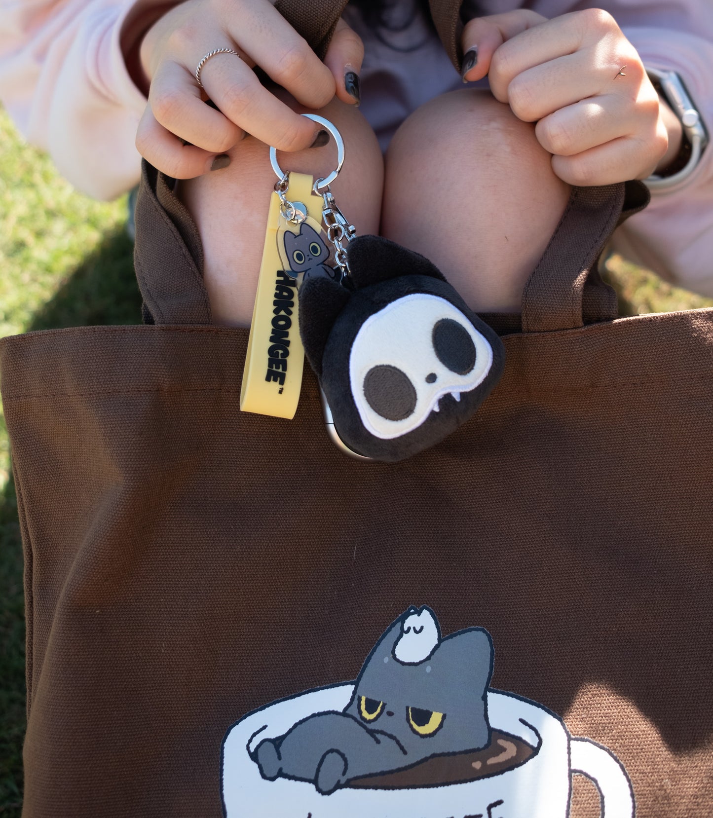 Hakongee Canvas Tote - No Coffee, No Workee